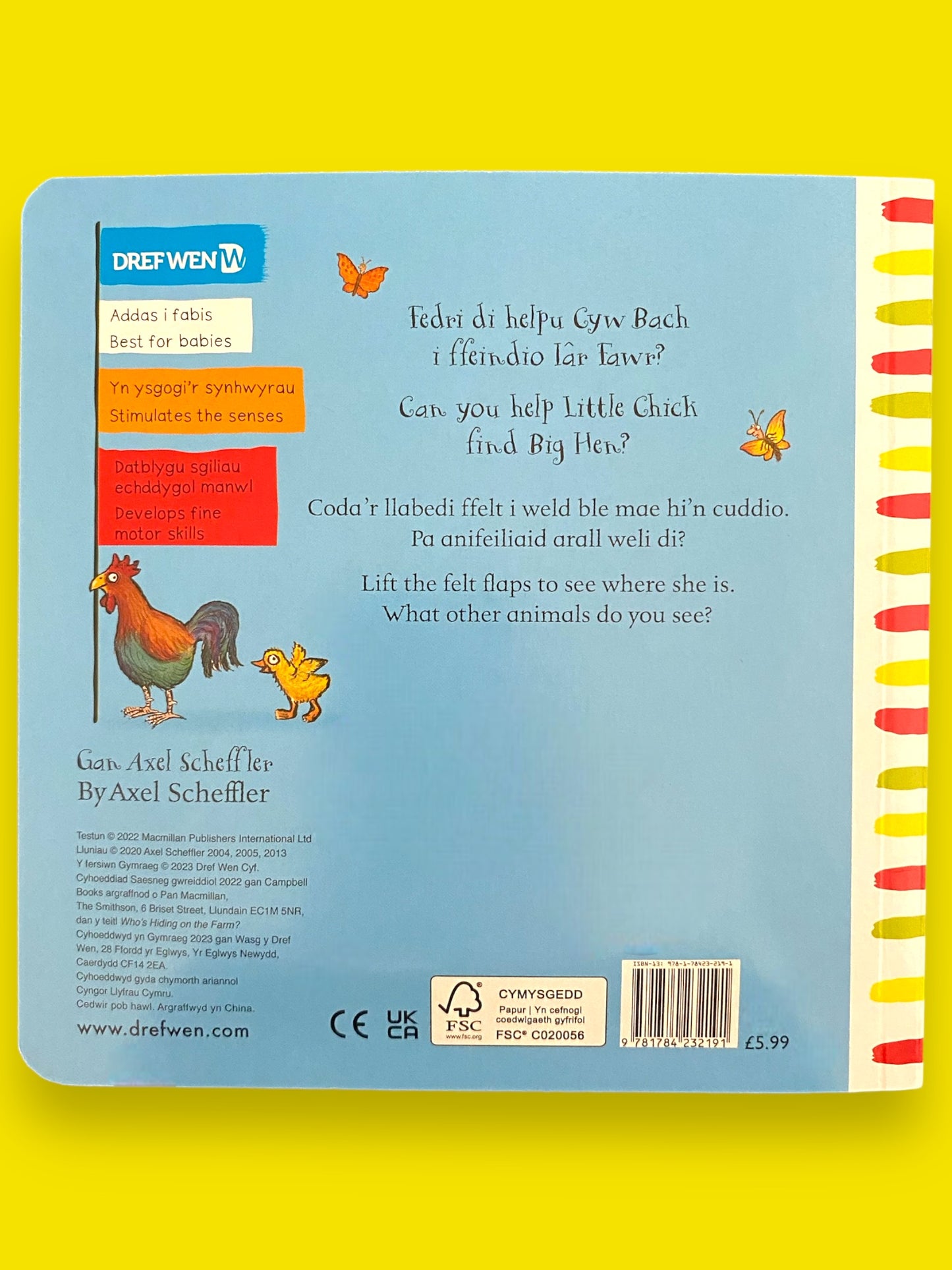 Llyfr ‘Pwy Sy’n Cuddio Ar Y Fferm?’