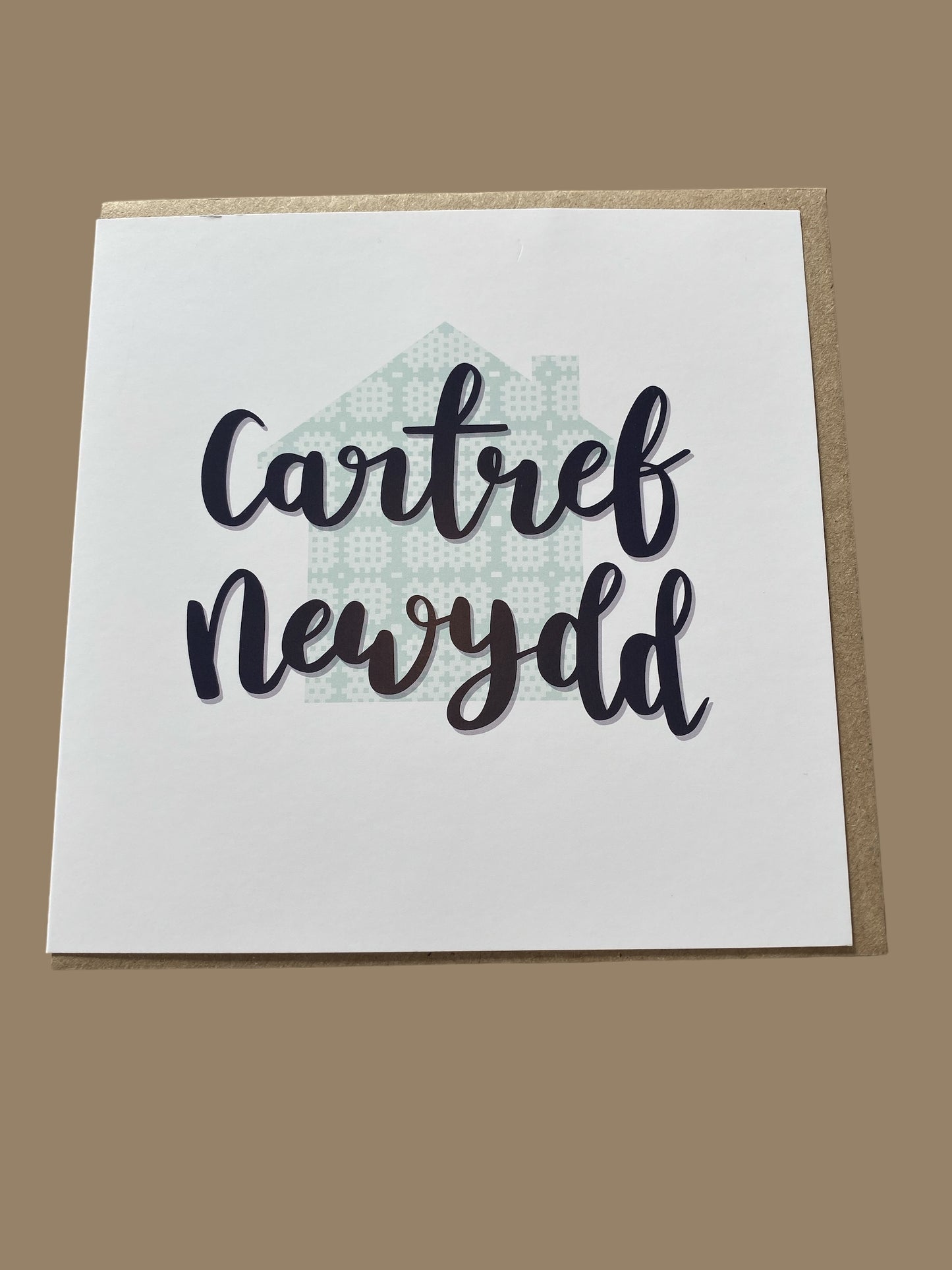 Cerdyn 'Cartref Newydd'