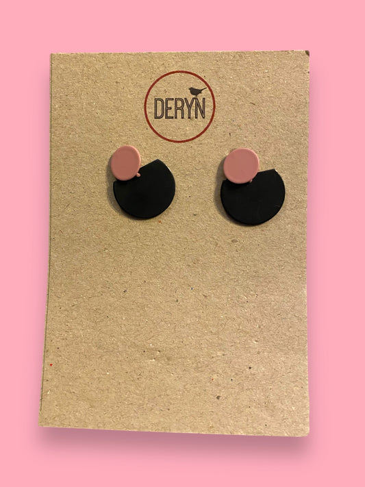 Studs Pinc/Du gan Deryn