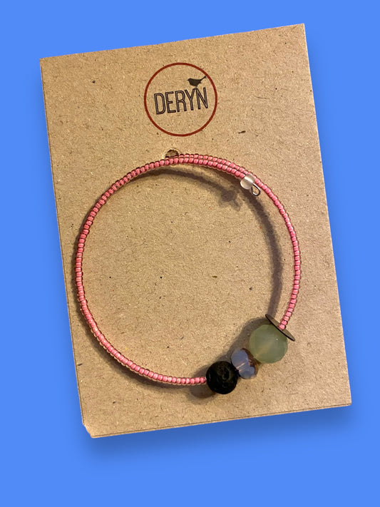 Breichled gan Deryn (pinc)
