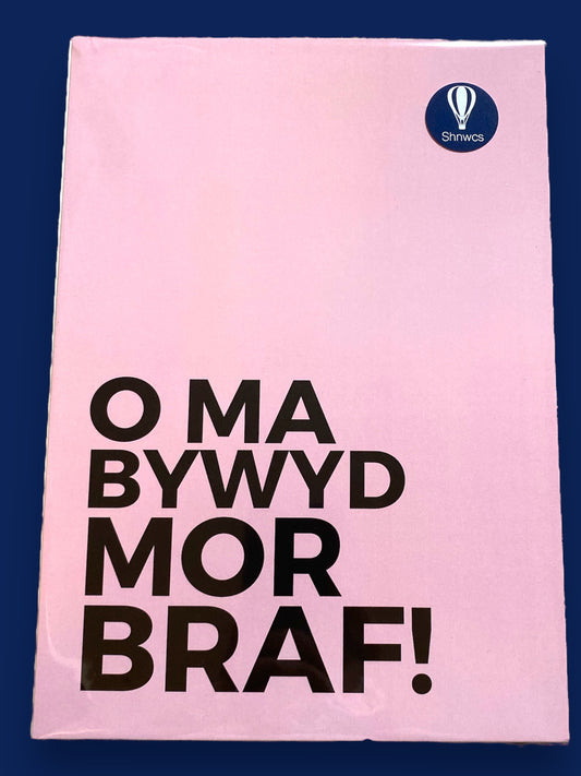 Print A4 - O Ma Bywyd Mor Braf gan Shnwcs